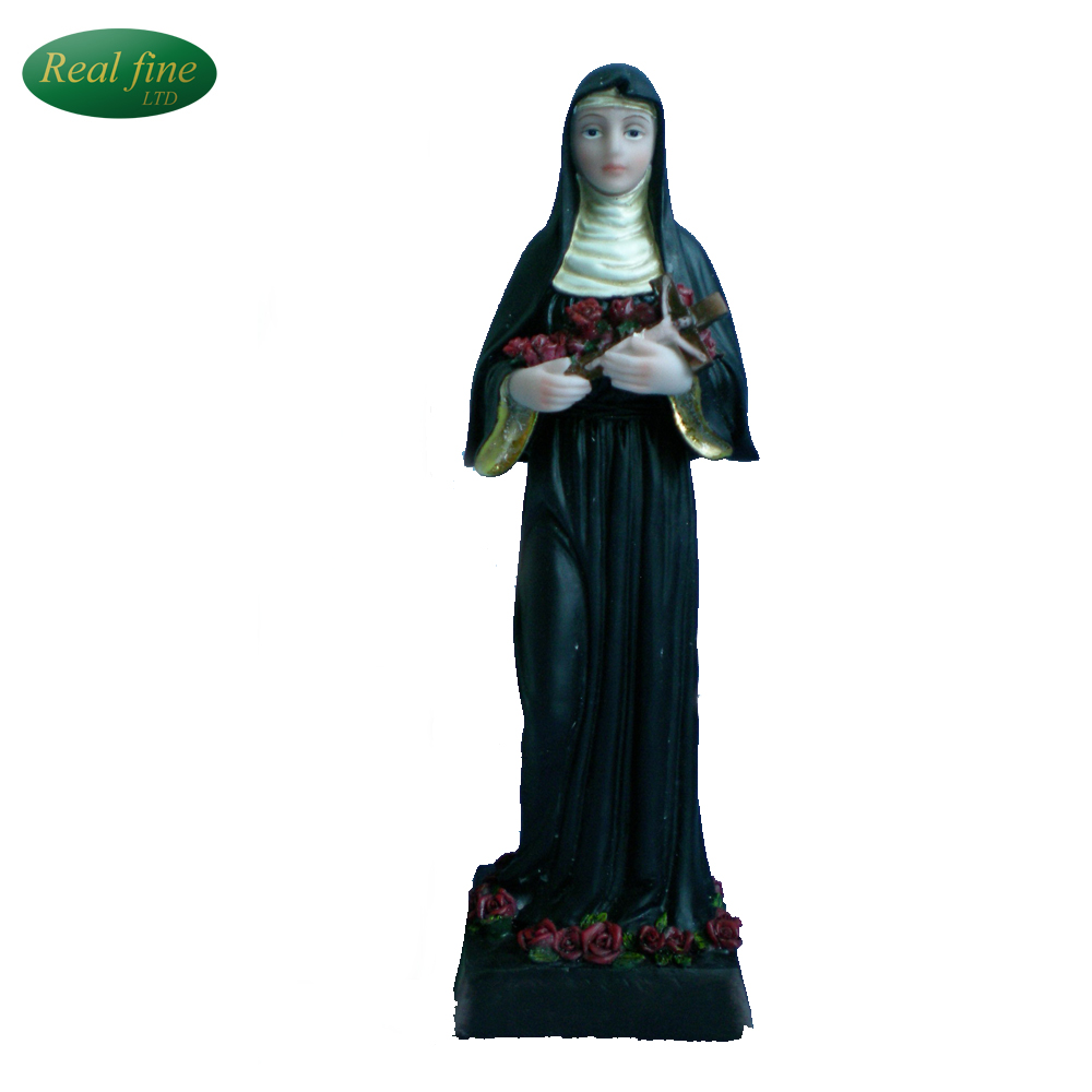 Catholic religious statue handmade nun figurine from China manufacturer